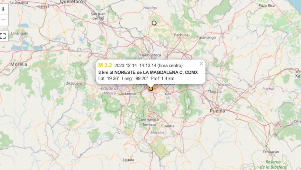 Microsismos se perciben en la Ciudad de México