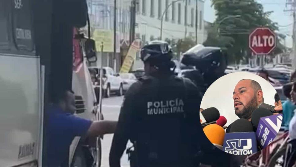 Policías actuaron bien, no hubo golpes: Secretario de Seguridad tras detención de chofer de camión en Culiacán 