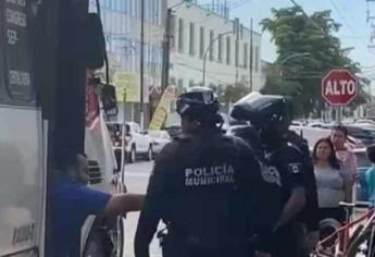 Fiscalía investiga presunto abuso policial en camión urbano de Culiacán