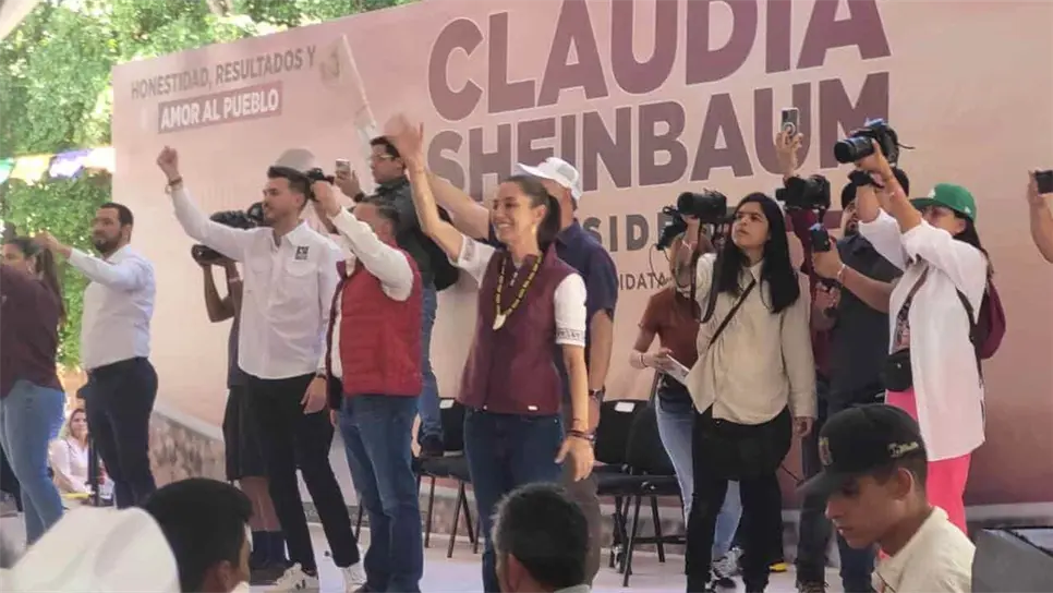 Claudia Sheinbaum es la favorita para ganar la presidencia. FOTO: Luz Noticias