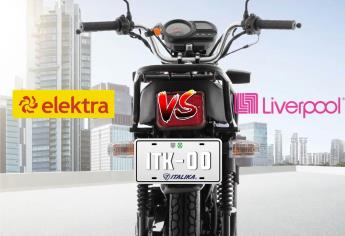 Elektra o Liverpool: ¿dónde es más barato comprar las motos Italika?