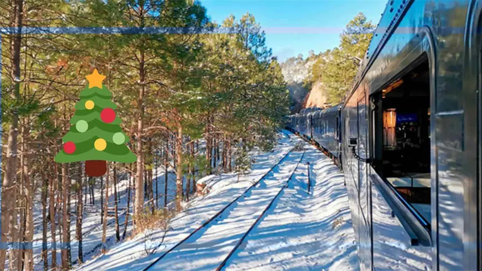 Descubre México a través del Chepe Express: Un viaje mágico por paisajes nevados.