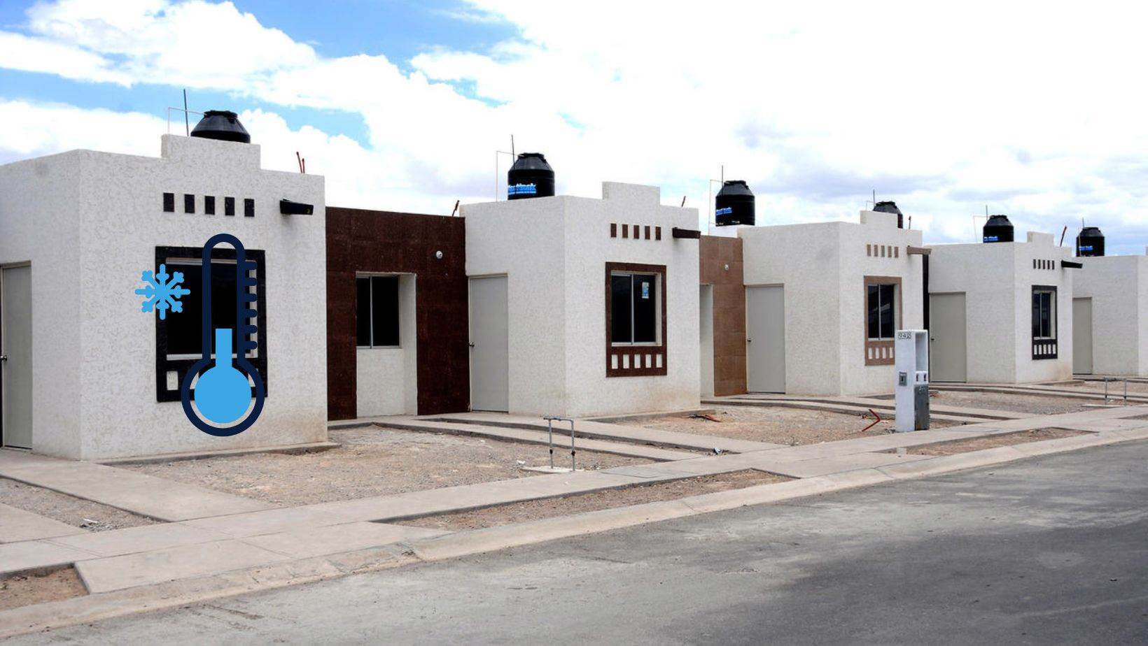 Casas de Infonavit: porqué son tan frías y cómo calentarlas. | FOTO: Temática.