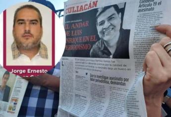 Fiscalía busca a Jorge Ernesto, presunto encargado de ordenar muerte del periodista Luis Enrique Ramírez