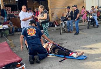 El chofer de una camioneta pestañea y atropella a una mujer en la Yarda de Mazatlán