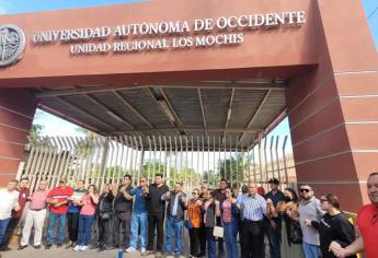 Maestros rechazan designación de nuevo rector en la UAdeO y toman instalaciones en Los Mochis