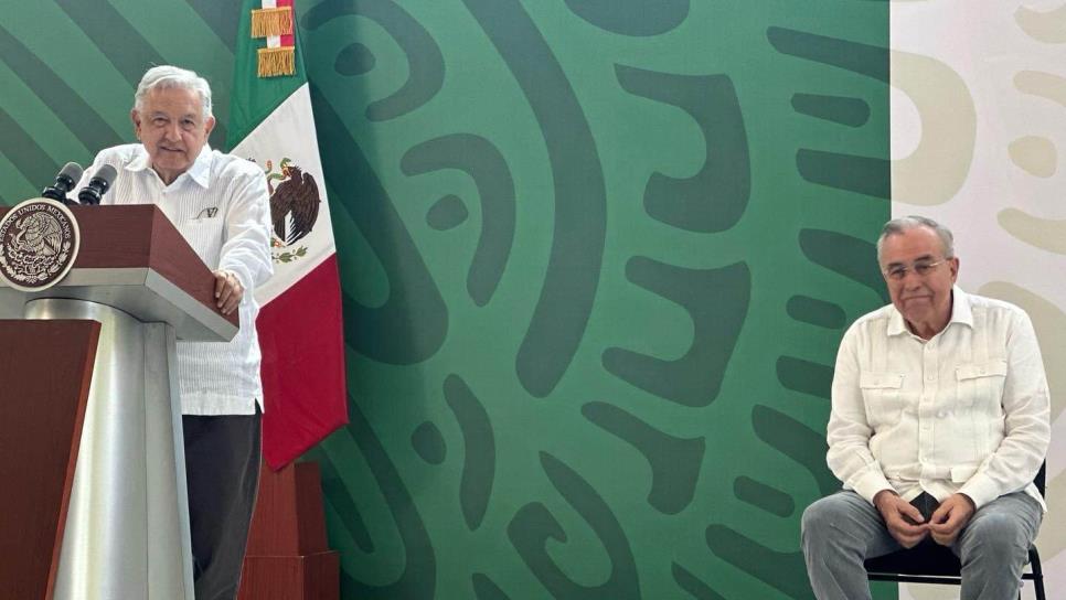 «Rocha Moya es un gran gobernador que tiene Sinaloa»: AMLO