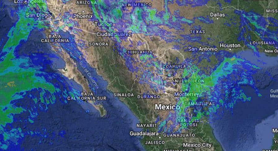 Continuará el ambiente muy frío a causa del frente número 17