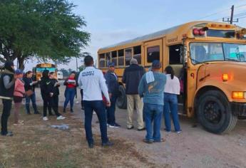 Rescatan 123 menores que eran llevados a trabajar a campos Agrícolas en Escuinapa