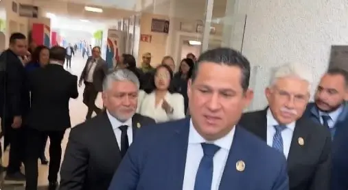 El mandatario estatal no quiso hablar del tema ante los medios de comunicación.