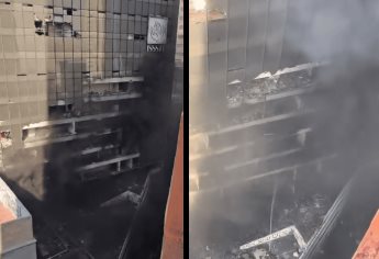 Se incendia edificio del ISSSTE en Ciudad de México