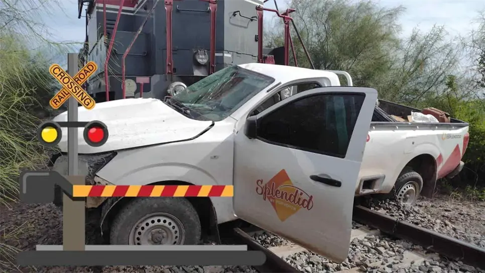 FOTO: Cómo evitar accidentes con un tren.