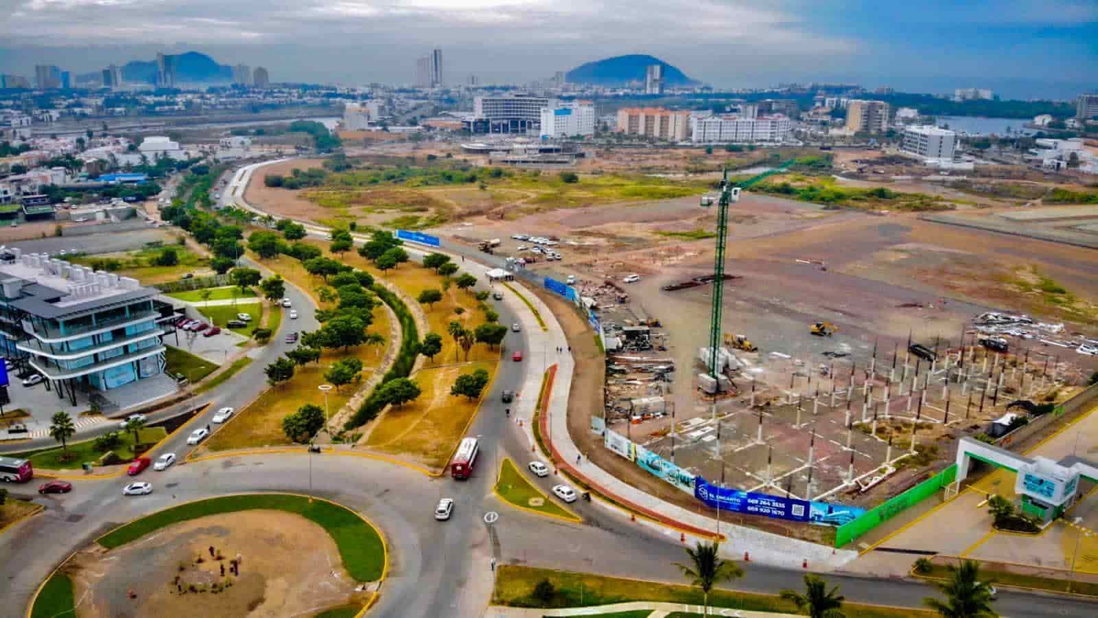 Inauguran un nuevo carril en Avenida Atlántico en Mazatlán para dar fluidez a la circulación