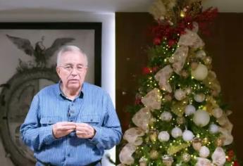 Rocha Moya desea una Feliz Navidad a los sinaloenses 