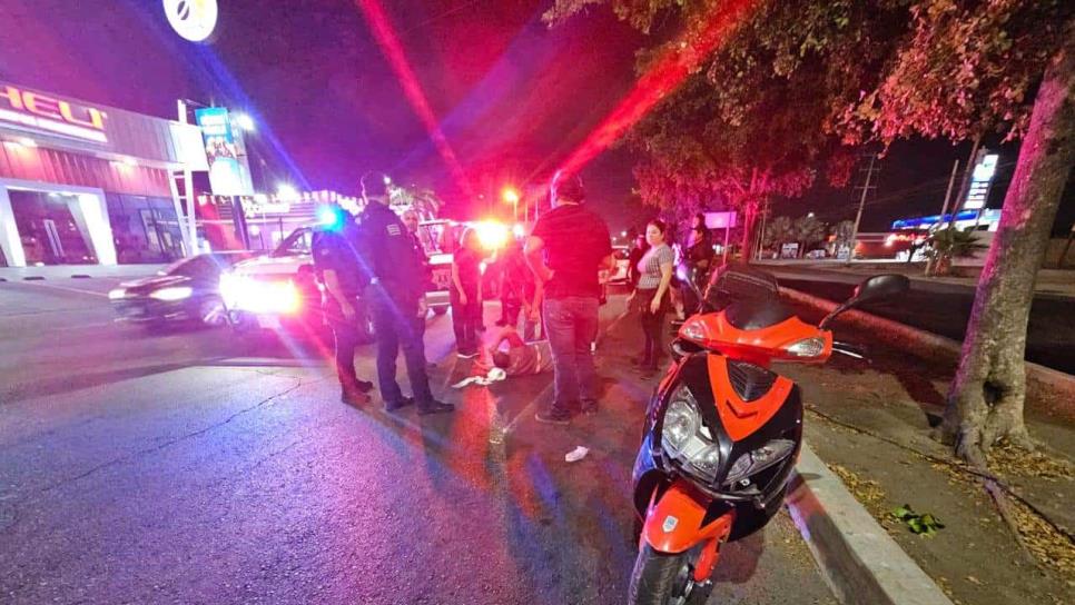 Motociclista termina fracturado en un accidente en Culiacán 