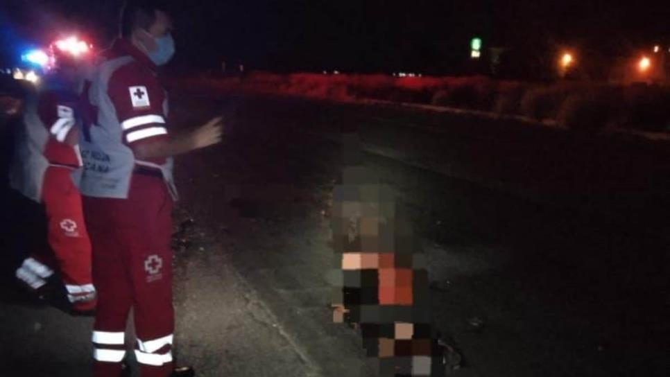 En plena Nochebuena le arrancan la vida a un hombre tras atropellarlo en Guasave