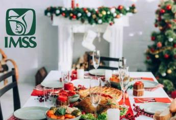 IMSS da recomendaciones para comer recalentado navideño sanamente