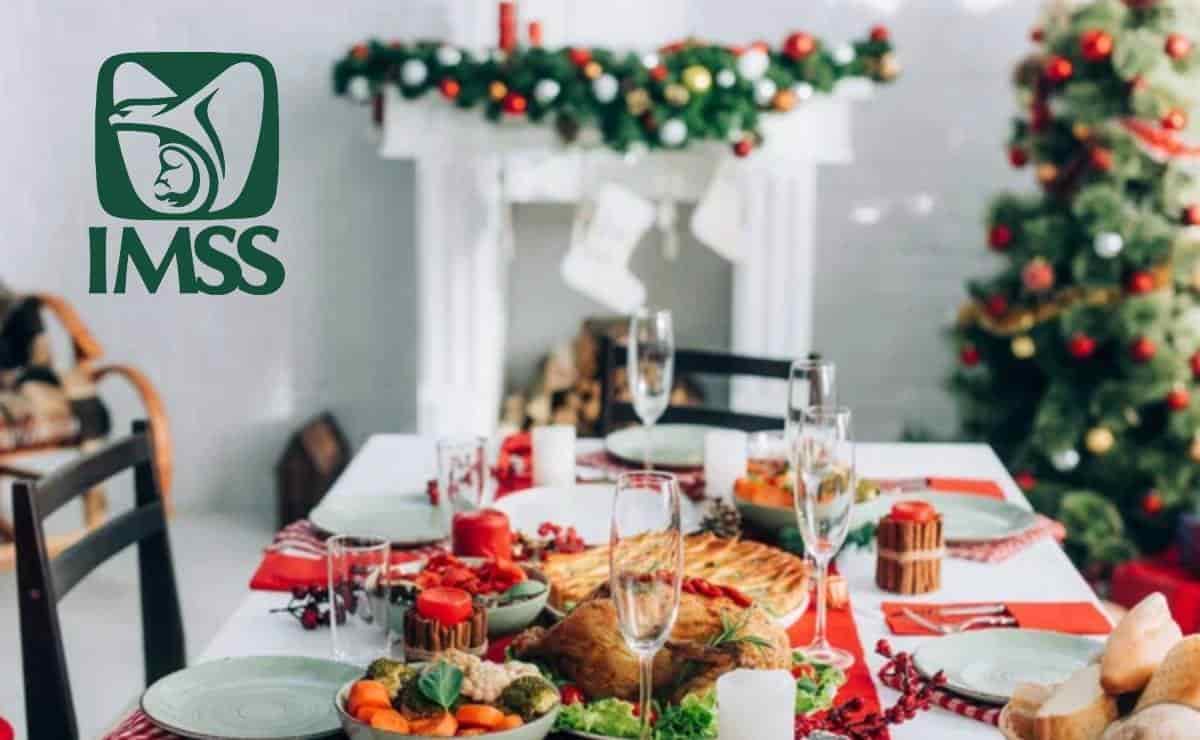 IMSS da recomendaciones para comer recalentado navideño sanamente