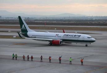 Desde el AIFA este miércoles aterriza primer vuelo de Mexicana de Aviacion en Mazatlán