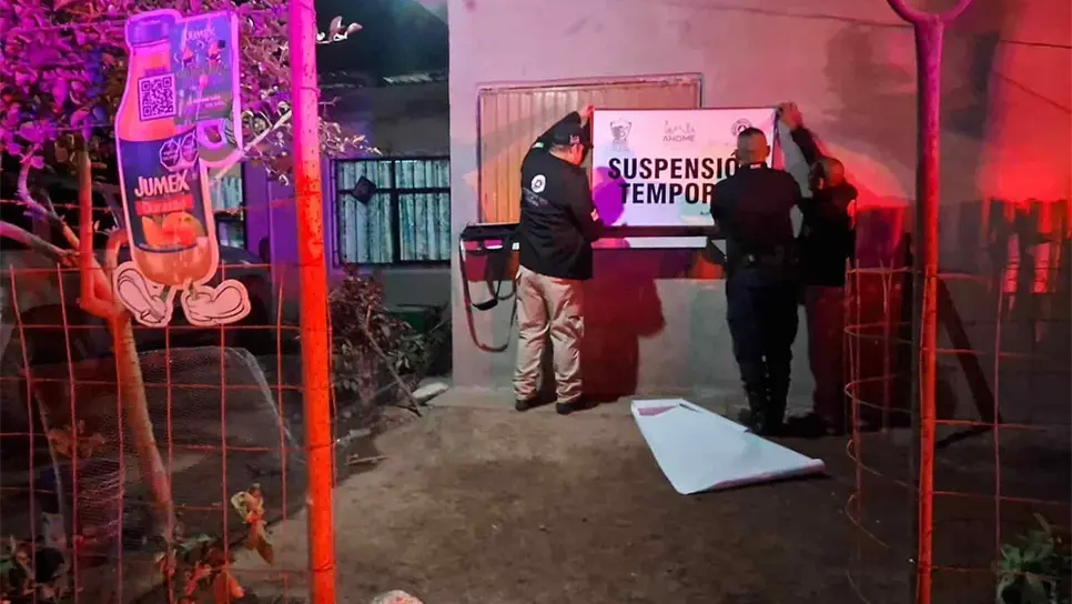 Las autoridades procedieron a colocarlo sellos de clausura en la tienda “El Sierreño” e iniciaron el trámite para realizar una sanción a quien corresponda legalmente.