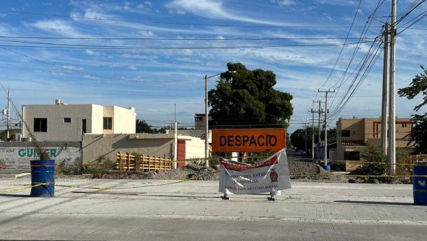 Retrasan apertura del bulevar Rosales en Los Mochis por temas financieros