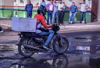 Desaparecerán «cráteres» de la avenida Insurgentes en Mazatlán