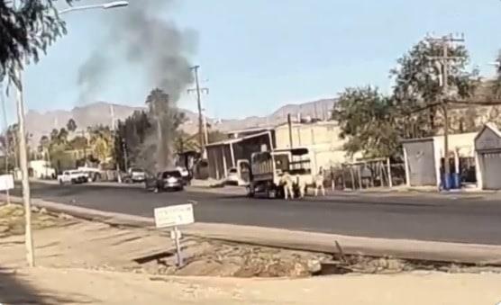 Arde Sonora, Ejército y sicarios se enfrentan en Sonoyta /VIDEO
