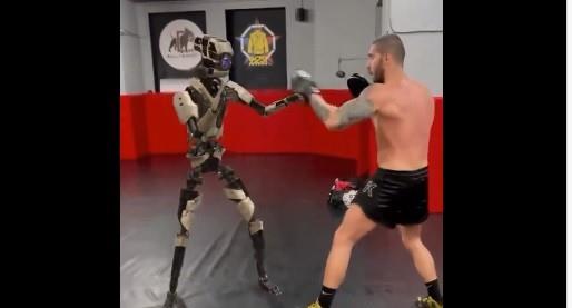 El futuro ya llegó, robot demuestra su talento para el boxeo