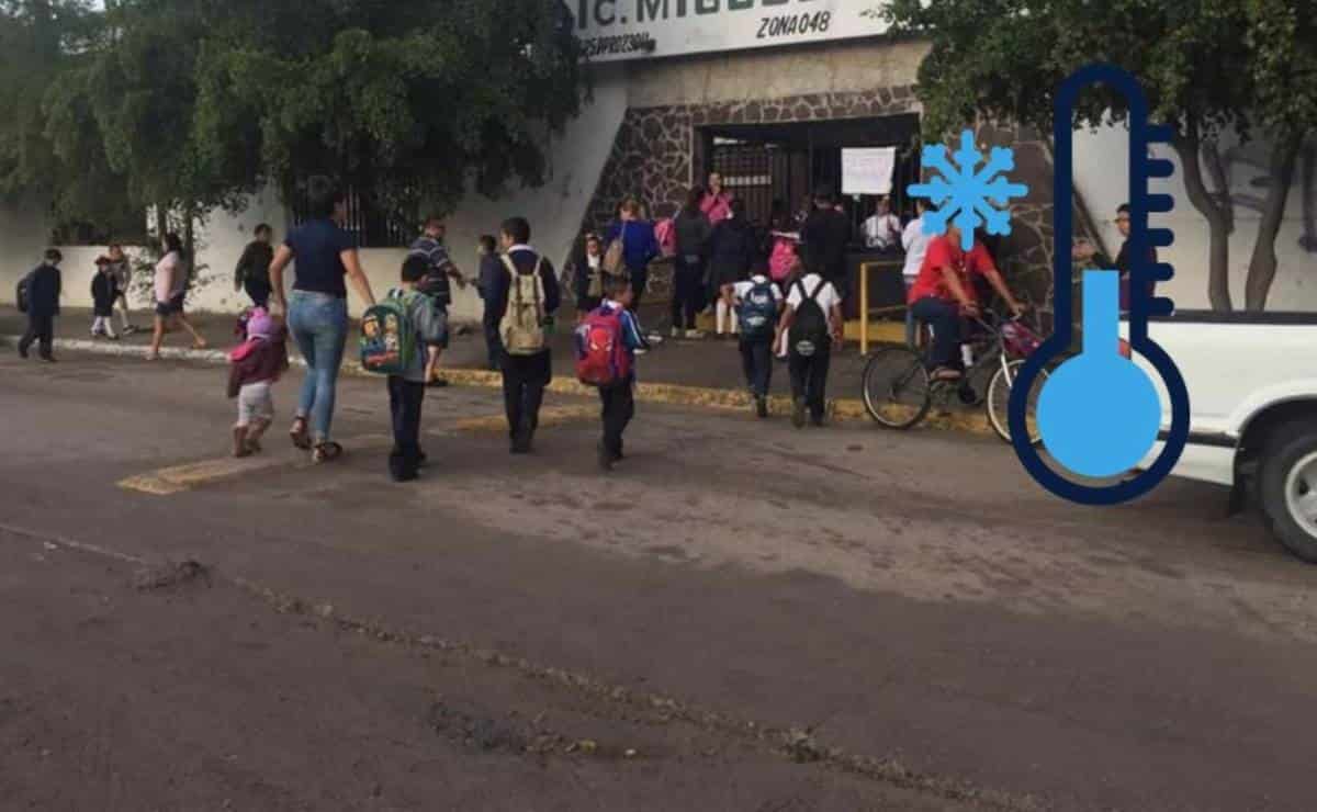 Por bajas temperaturas recomienda Protección Civil Mazatlán, un regreso a clases «bien abrigados»