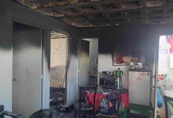 Lleva DIF Mazatlán ayuda a familia afectada por incendio en Monteverde