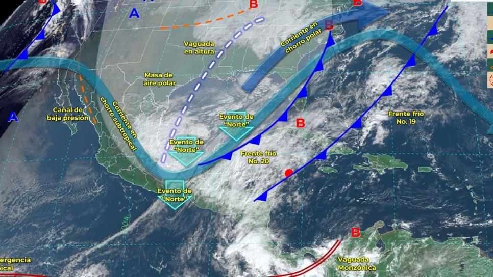 Tormenta Invernal llega este 1 de enero, se estima afecte a Sinaloa con intenso frío