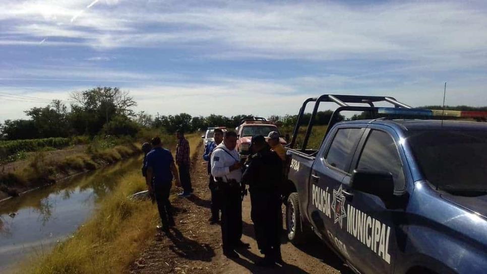 Dos jornaleros sin vida tras caer a un canal de riego en Elota