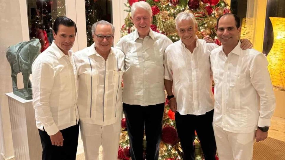 Peña Nieto y Bill Clinton celebran Año Nuevo juntos en República Dominicana