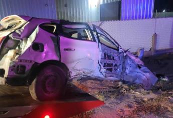 Familia vuelca por la Mochis-Ahome; reportan 4 lesionados graves