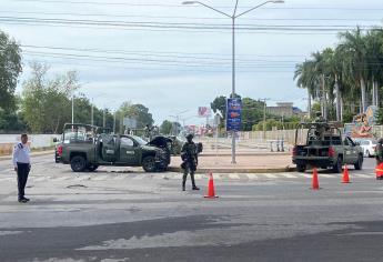 6 personas resultan heridas en fuerte choque entre militares y civiles en Culiacán