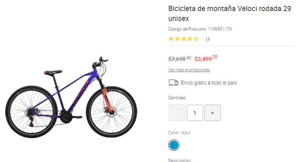 Bicicletas para hacer online ejercicio liverpool