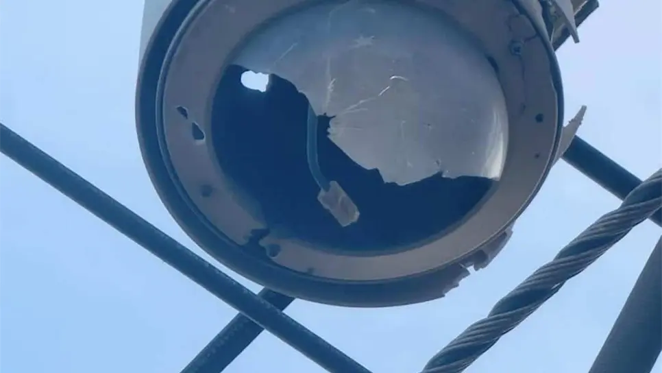 Por segundo día, más de 60 cámaras de videovigilancia fueron baleadas en Culiacán