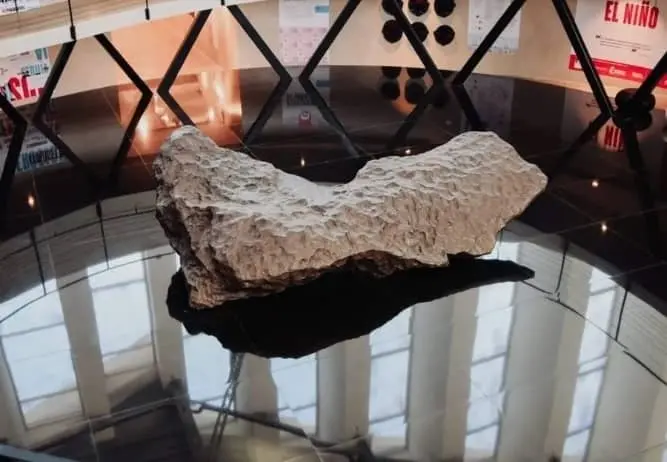 El gigante del espacio se encuentra en el Centro de Ciencias de Culiacán.