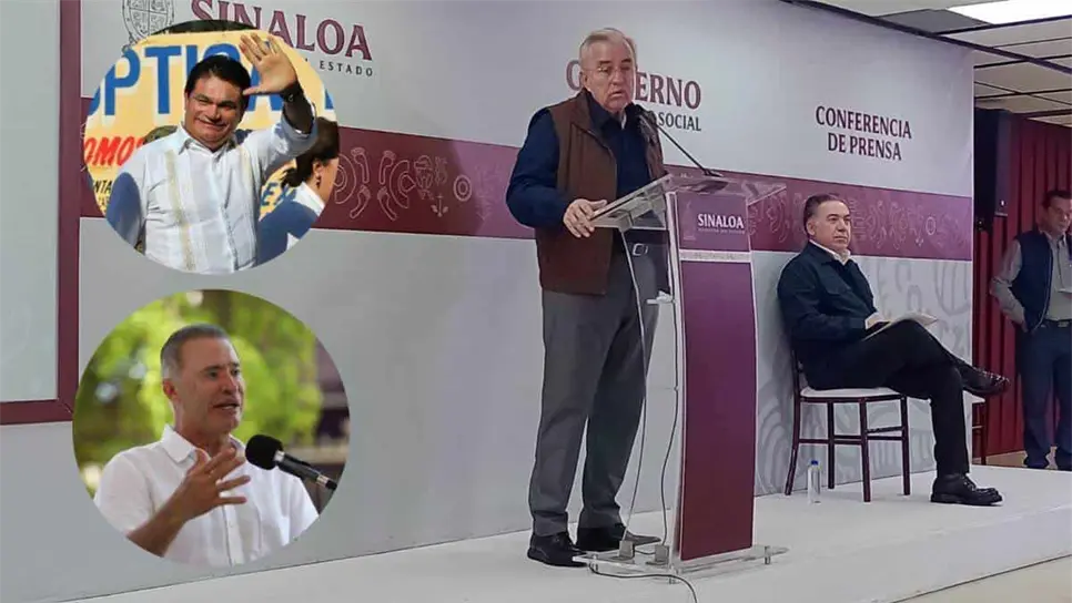 Rocha Moya dio a conocer los datos en su conferencia semanera. FOTO: Luz Noticias