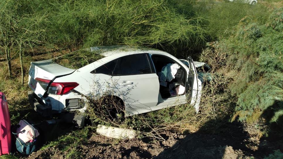 Se accidentan en el valle del Carrizo al regresar a la frontera 