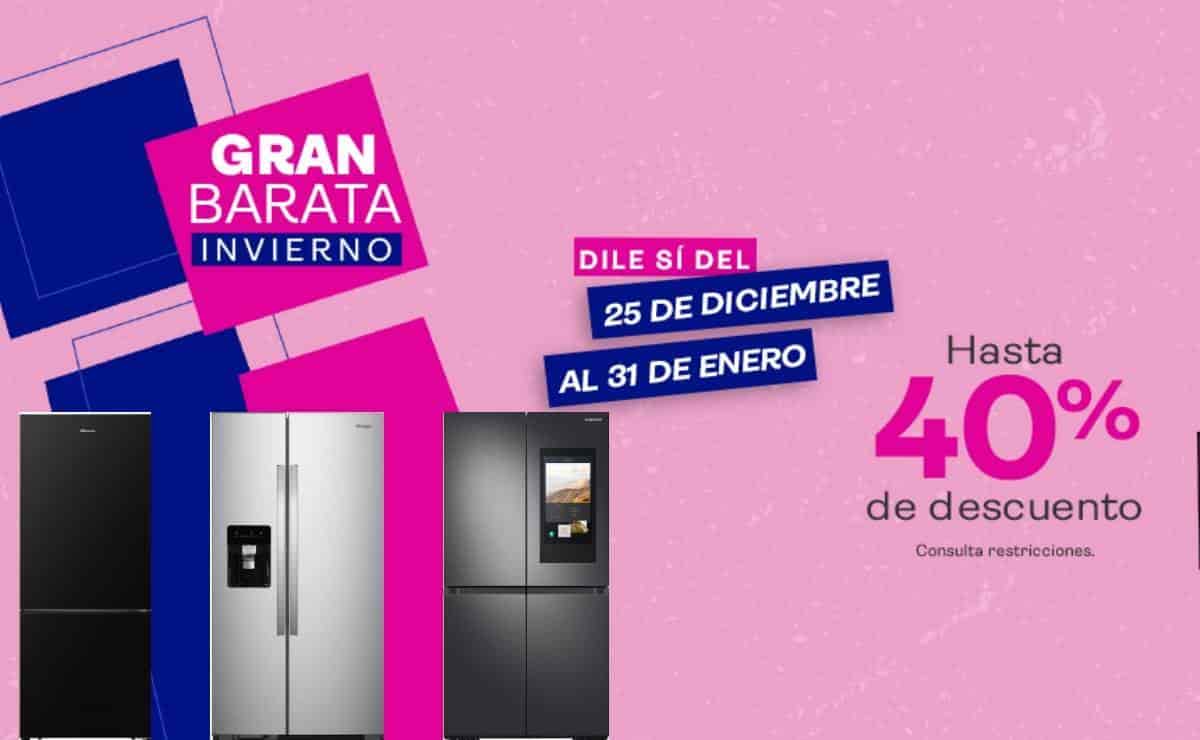 La Gran Barata de Liverpool tiene refrigeradores con más de 10 mil pesos de descuento
