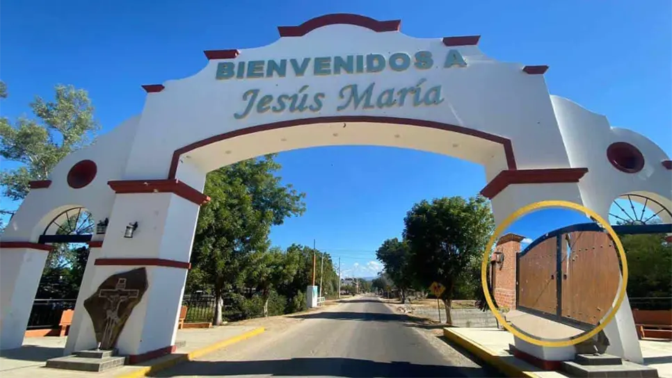 El pueblo de Jesús María, donde fue capturado Ovidio Guzmán.