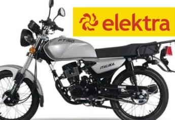 Elektra remata motocicleta Italika con un descuento de más de 13 mil pesos 