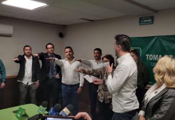 Rinde protesta Abraham José Ibarra García como nuevo dirigente del Partido Verde en Ahome