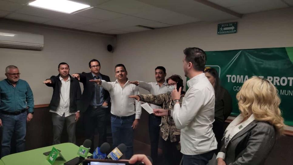 Rinde protesta Abraham José Ibarra García como nuevo dirigente del Partido Verde en Ahome