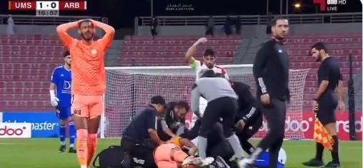 Andy Delort, exjugador de Tigres se desvanece en pleno partido en Liga de Qatar|VIDEO