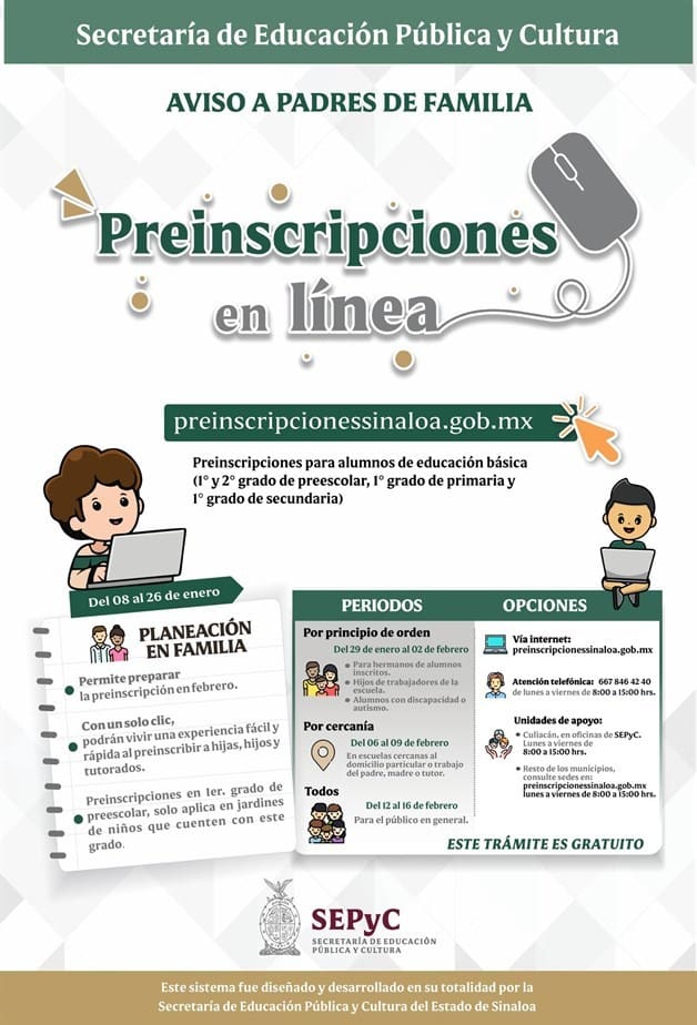 Inician Las Preinscripciones En Línea En Sinaloa Cómo Hacer El Trámite Luz Noticias 7036