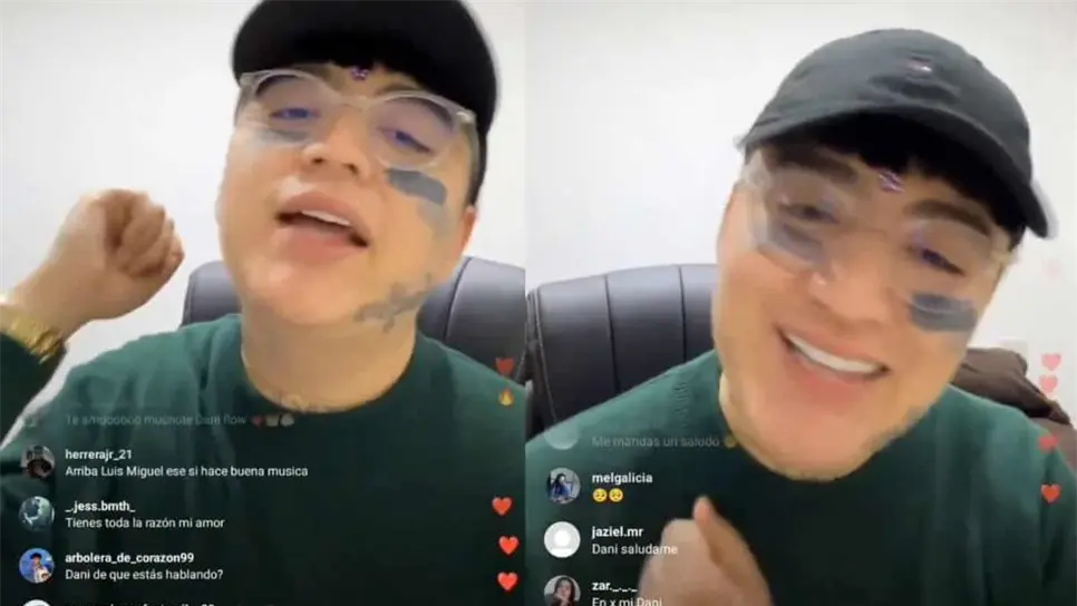 Dani Flow es uno de los reguetoneros más escuchados en México. FOTO: Dani Flow @Instagram