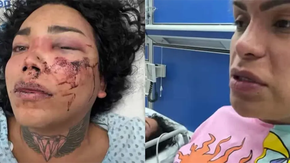 FOTO: Paola Suárez termina en el hospital.