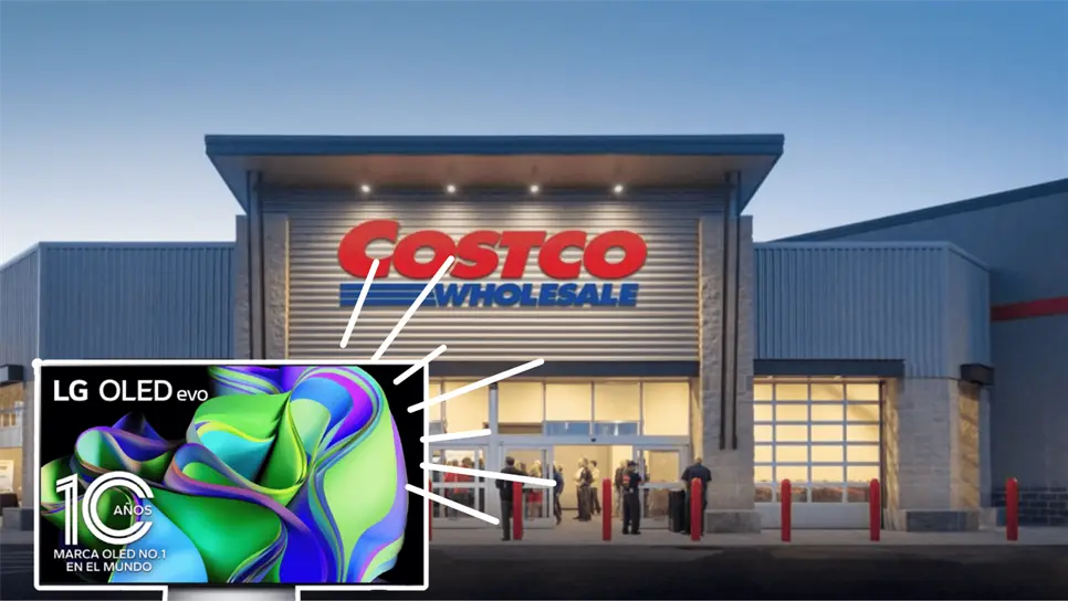 FOTO: Rematan pantalla en Costco.